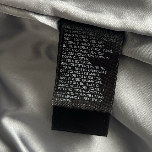 THE NORTH FACE Women's Miss Metro Hooded Water Resistant Down Parka Gray Size XS - Picture 15 of 16